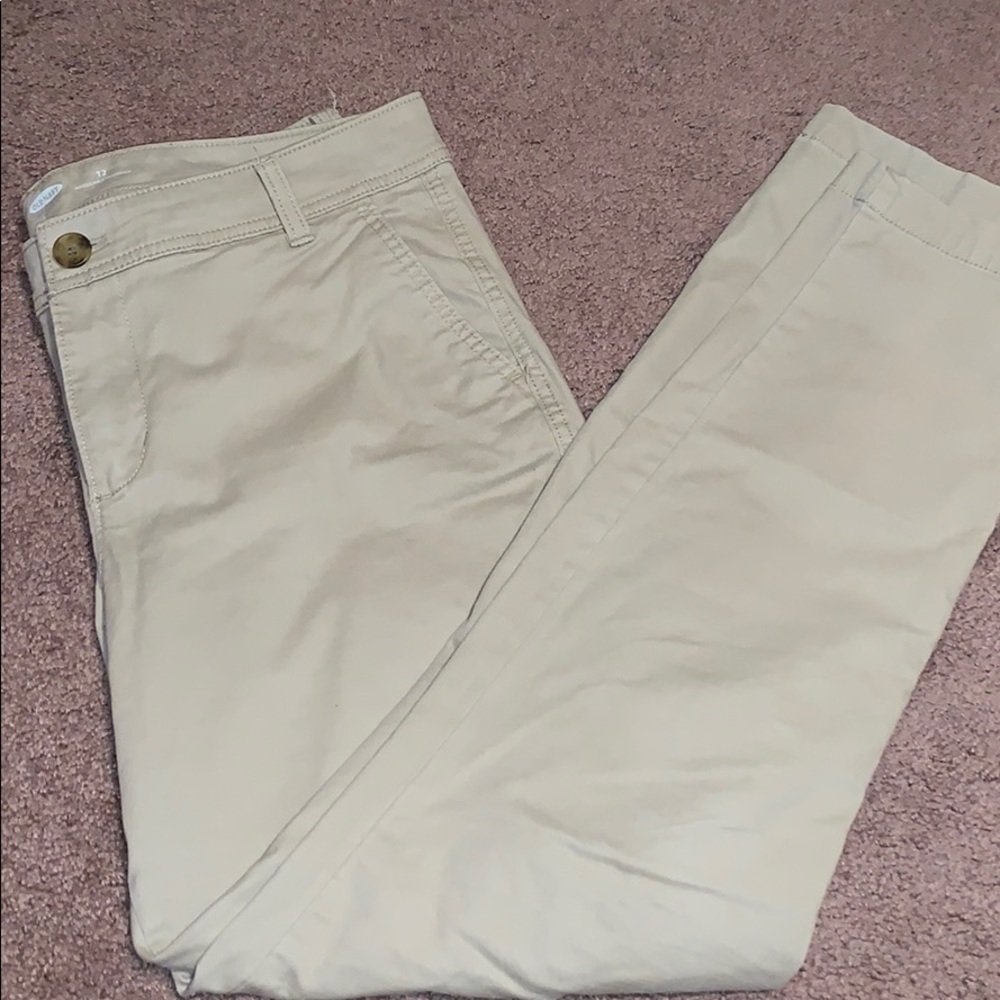 SKINNY KHAKI PANTS